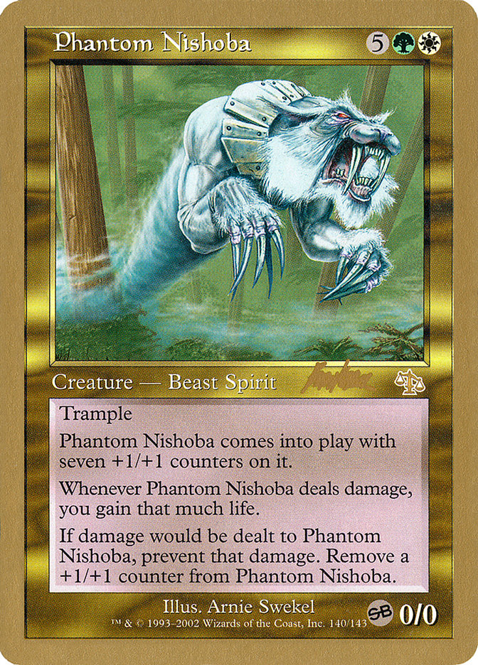 Phantom Nishoba (Brian Kibler) (SB) [World Championship Decks 2002] | Shuffle n Cut Hobbies & Games