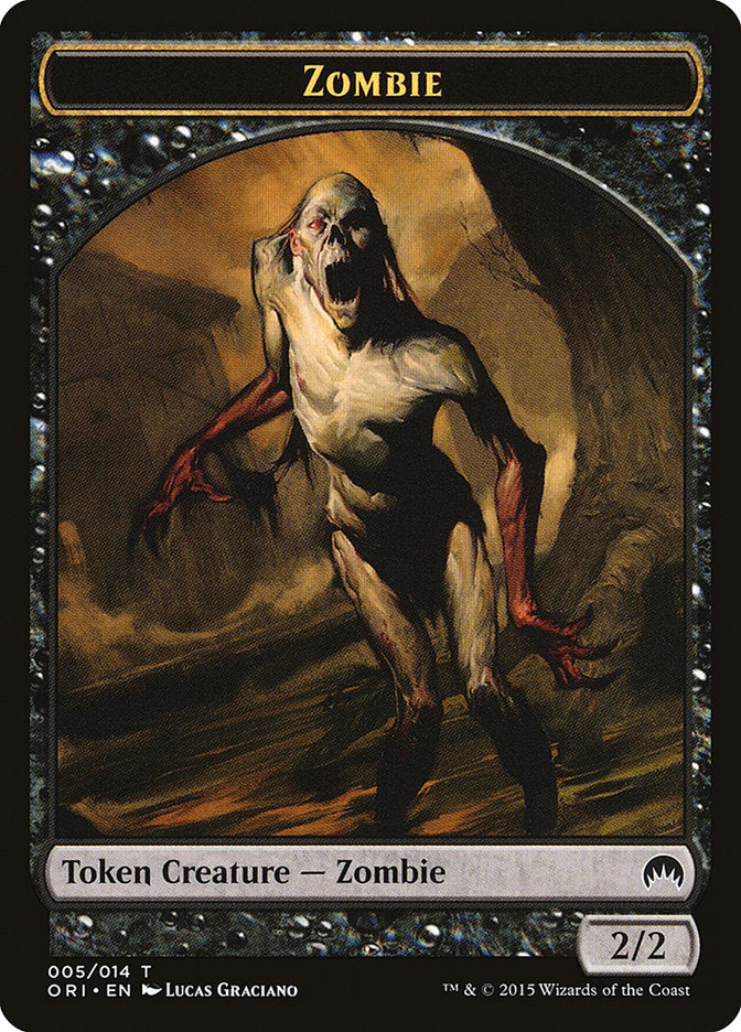 Zombie Token [Magic Origins Tokens] | Shuffle n Cut Hobbies & Games