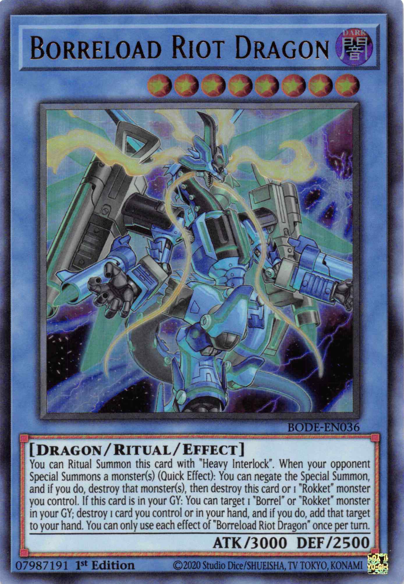 Borreload Riot Dragon [BODE-EN036] Ultra Rare | Shuffle n Cut Hobbies & Games