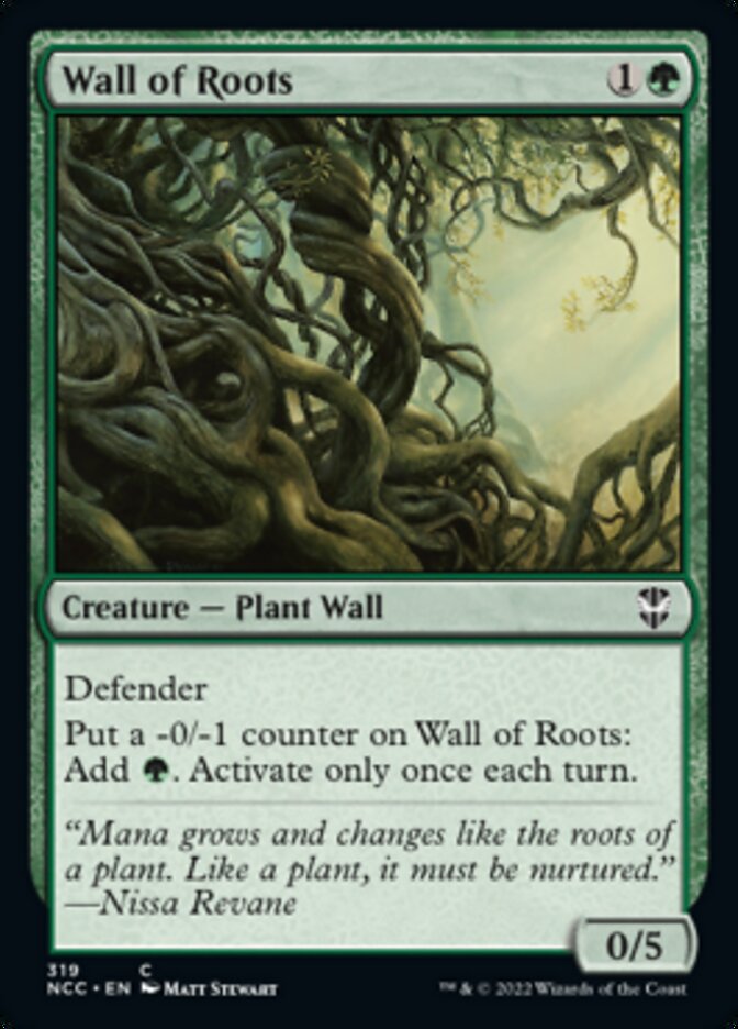 Wall of Roots [Streets of New Capenna Commander] | Shuffle n Cut Hobbies & Games