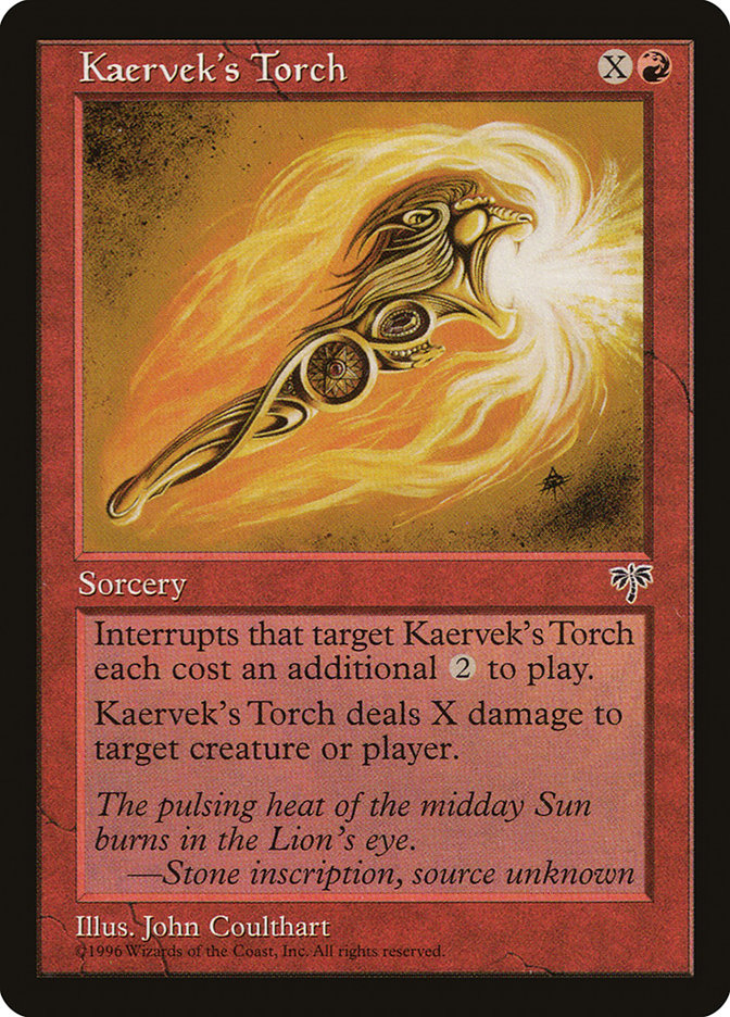 Kaervek's Torch [Mirage] | Shuffle n Cut Hobbies & Games