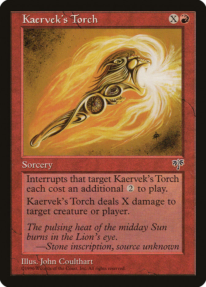 Kaervek's Torch [Mirage] | Shuffle n Cut Hobbies & Games