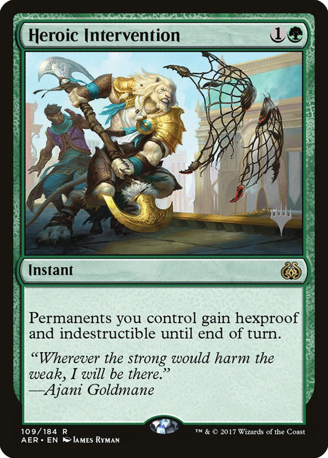 Heroic Intervention (Promo Pack) [Aether Revolt Promos] | Shuffle n Cut Hobbies & Games