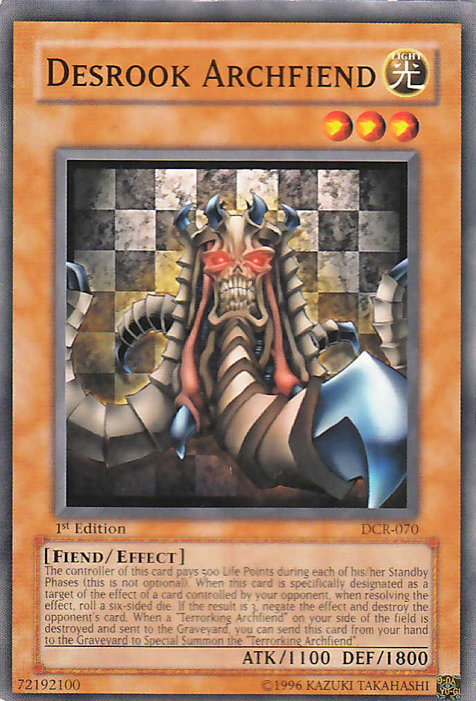 Desrook Archfiend [DCR-070] Common | Shuffle n Cut Hobbies & Games