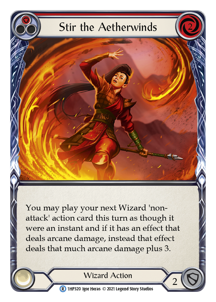 Stir the Aetherwinds (Red) [1HP320] | Shuffle n Cut Hobbies & Games