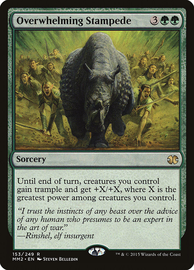 Overwhelming Stampede [Modern Masters 2015] | Shuffle n Cut Hobbies & Games