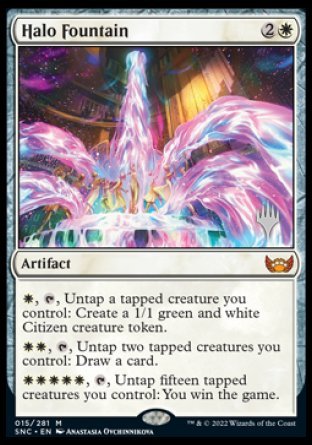 Halo Fountain (Promo Pack) [Streets of New Capenna Promos] | Shuffle n Cut Hobbies & Games