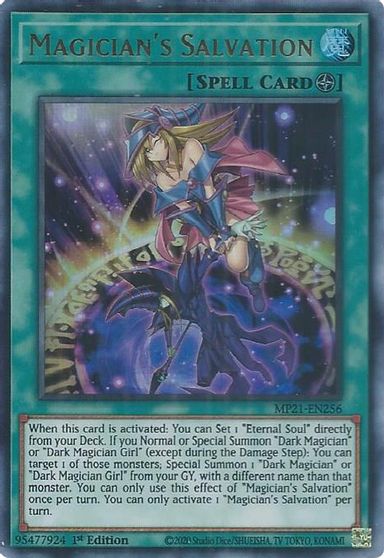 Magician's Salvation [MP21-EN256] Ultra Rare | Shuffle n Cut Hobbies & Games