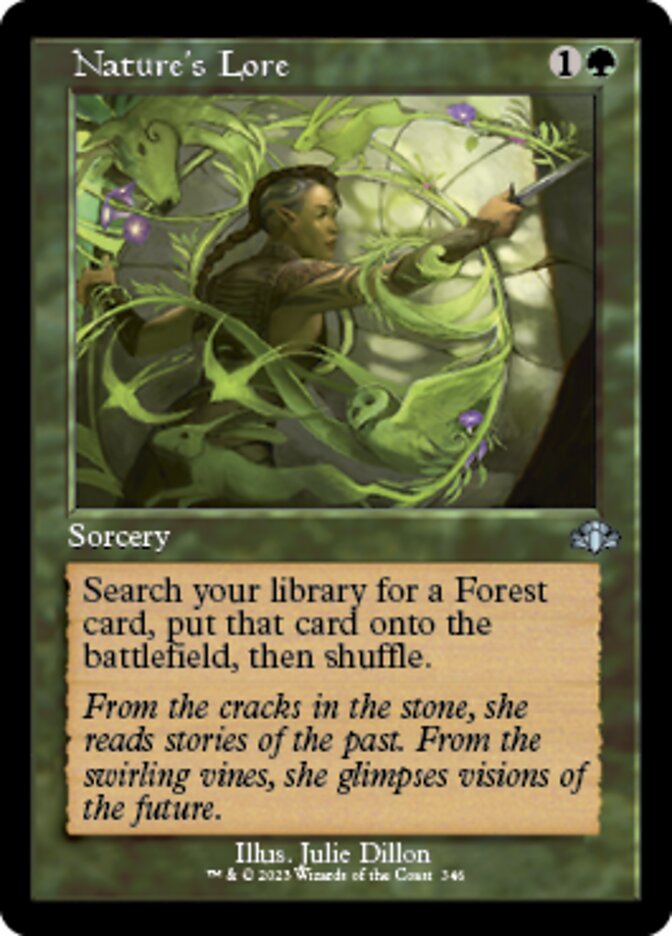 Nature's Lore (Retro) [Dominaria Remastered] | Shuffle n Cut Hobbies & Games
