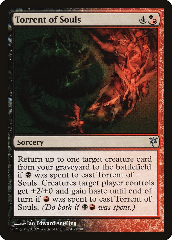 Torrent of Souls [Duel Decks: Sorin vs. Tibalt] | Shuffle n Cut Hobbies & Games