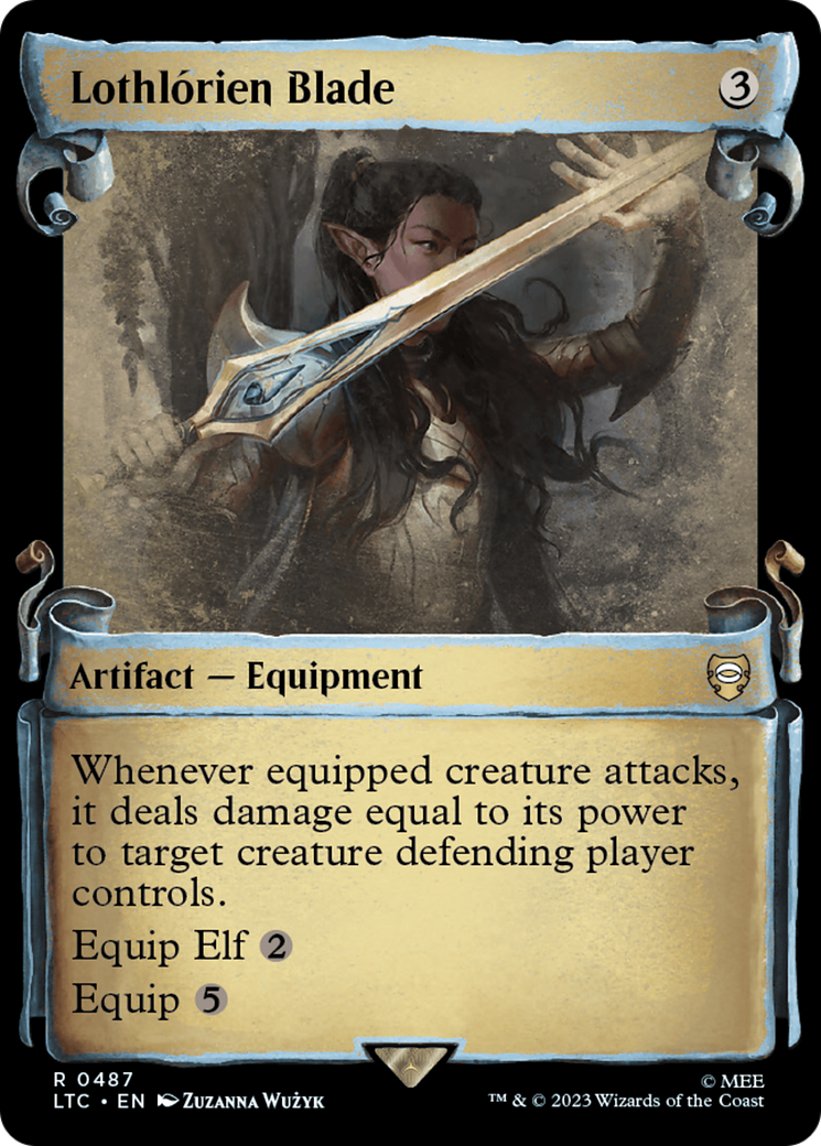 Lothlorien Blade [The Lord of the Rings: Tales of Middle-Earth Commander Showcase Scrolls] | Shuffle n Cut Hobbies & Games