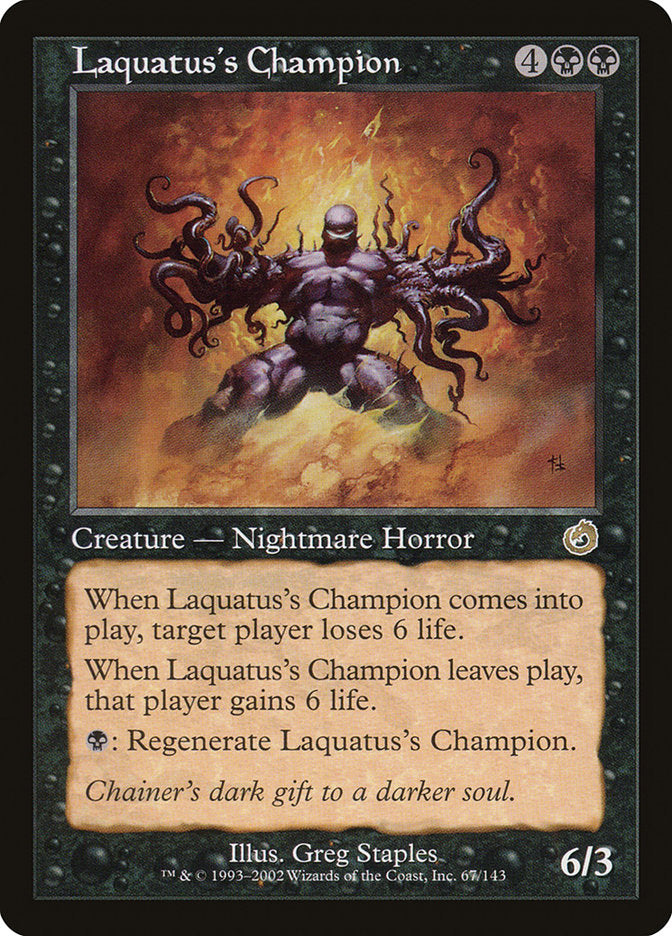 Laquatus's Champion [Torment] | Shuffle n Cut Hobbies & Games