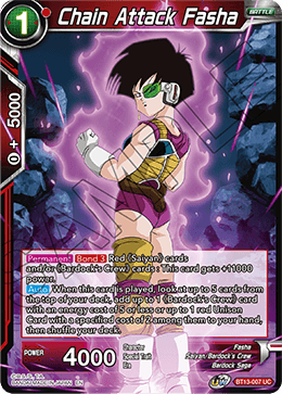 Chain Attack Fasha (Uncommon) [BT13-007] | Shuffle n Cut Hobbies & Games