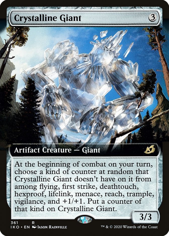 Crystalline Giant (Extended Art) [Ikoria: Lair of Behemoths] | Shuffle n Cut Hobbies & Games