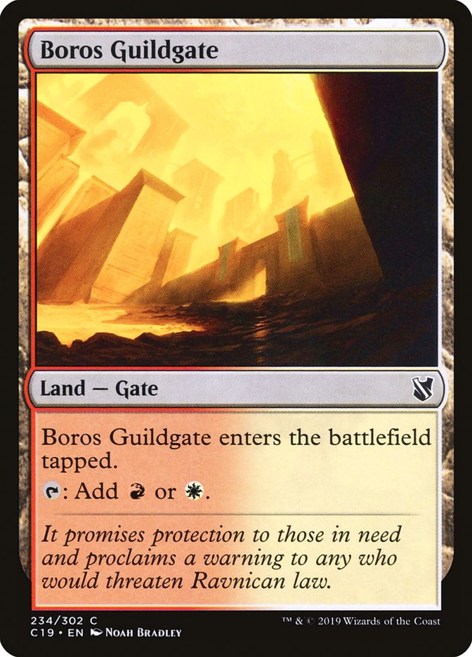 Boros Guildgate [Commander 2019] | Shuffle n Cut Hobbies & Games