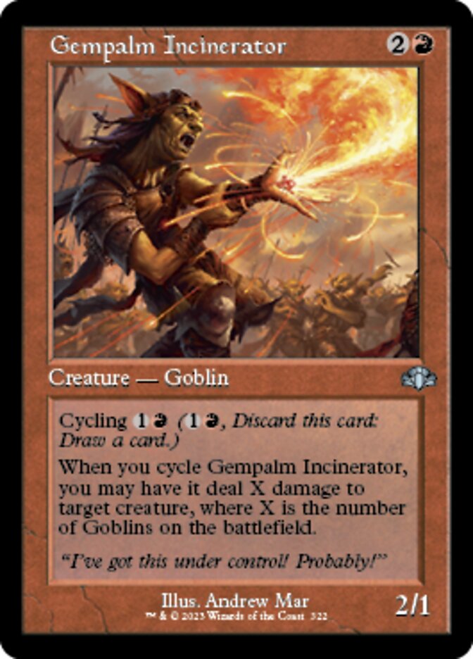 Gempalm Incinerator (Retro) [Dominaria Remastered] | Shuffle n Cut Hobbies & Games