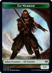 Elf Warrior // Shapeshifter Double-Sided Token [Kaldheim Tokens] | Shuffle n Cut Hobbies & Games