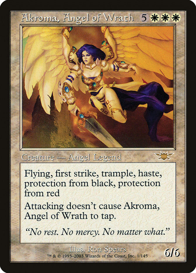 Akroma, Angel of Wrath [Legions] | Shuffle n Cut Hobbies & Games