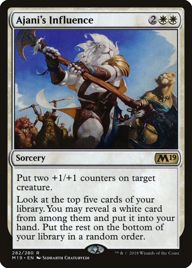 Ajani's Influence [Core Set 2019] | Shuffle n Cut Hobbies & Games