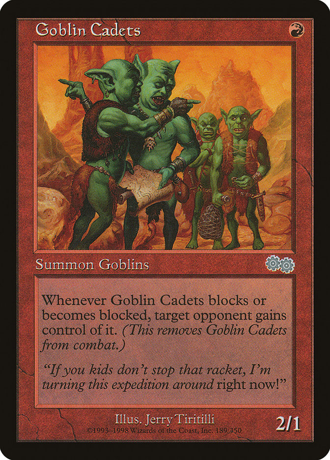 Goblin Cadets [Urza's Saga] | Shuffle n Cut Hobbies & Games