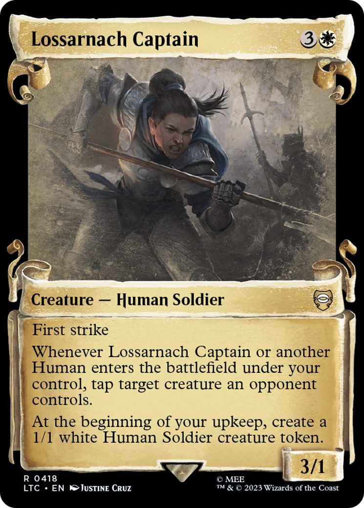 Lossarnach Captain [The Lord of the Rings: Tales of Middle-Earth Commander Showcase Scrolls] | Shuffle n Cut Hobbies & Games