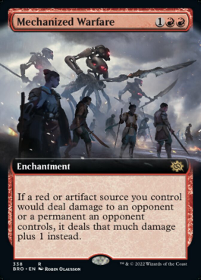 Mechanized Warfare (Extended Art) [The Brothers' War] | Shuffle n Cut Hobbies & Games