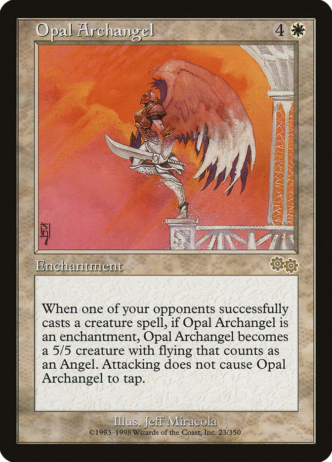 Opal Archangel [Urza's Saga] | Shuffle n Cut Hobbies & Games