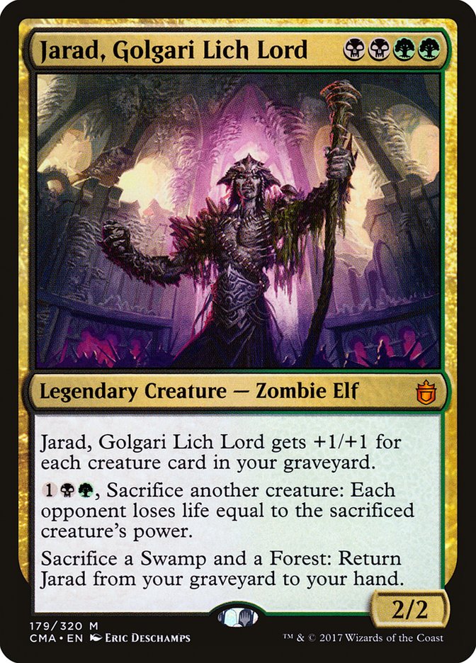 Jarad, Golgari Lich Lord [Commander Anthology] | Shuffle n Cut Hobbies & Games