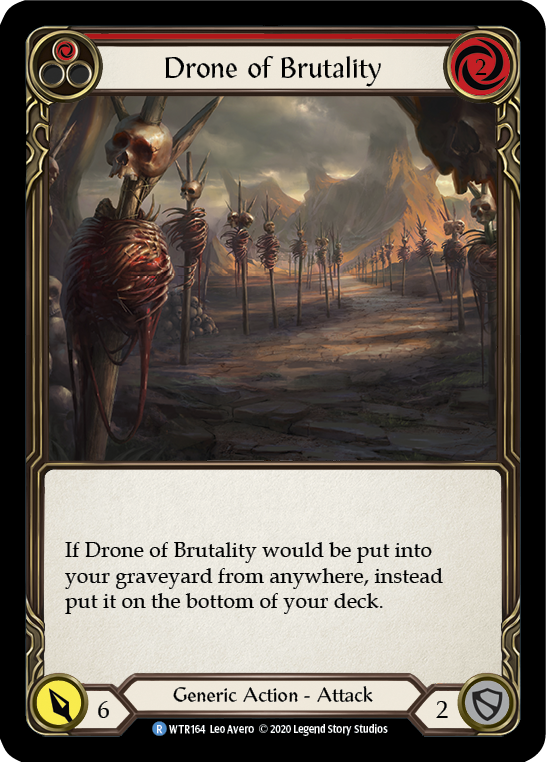 Drone of Brutality (Red) [U-WTR164] (Welcome to Rathe Unlimited)  Unlimited Normal | Shuffle n Cut Hobbies & Games