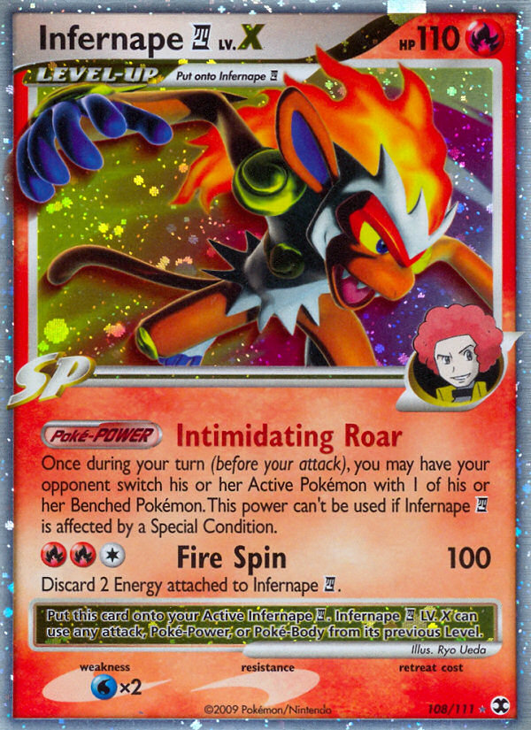 Infernape LV.X (108/111) [Platinum: Rising Rivals] | Shuffle n Cut Hobbies & Games