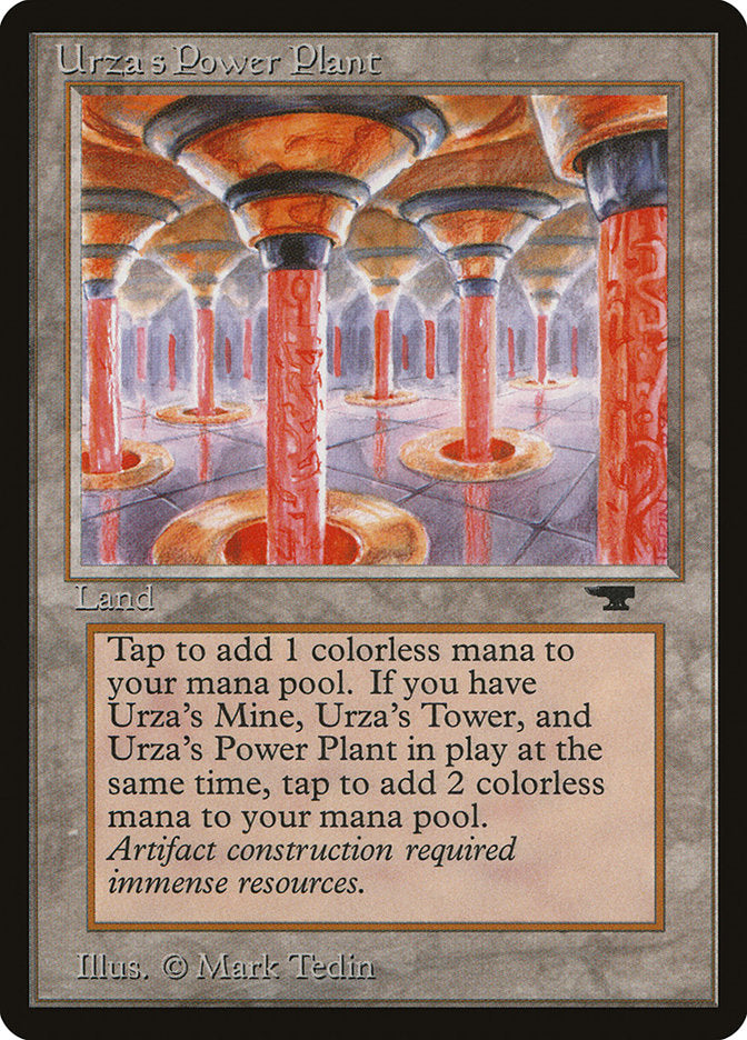 Urza's Power Plant (Red Columns) [Antiquities] | Shuffle n Cut Hobbies & Games