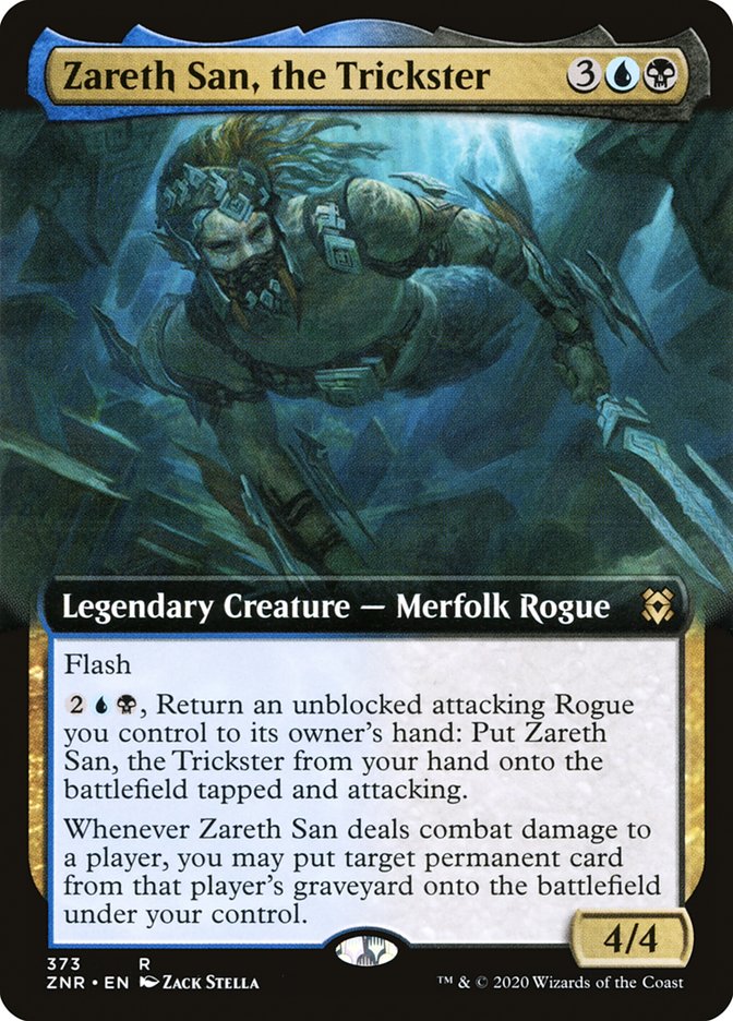 Zareth San, the Trickster (Extended Art) [Zendikar Rising] | Shuffle n Cut Hobbies & Games