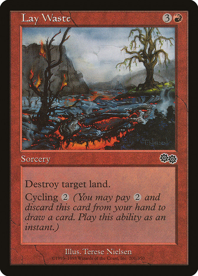 Lay Waste [Urza's Saga] | Shuffle n Cut Hobbies & Games