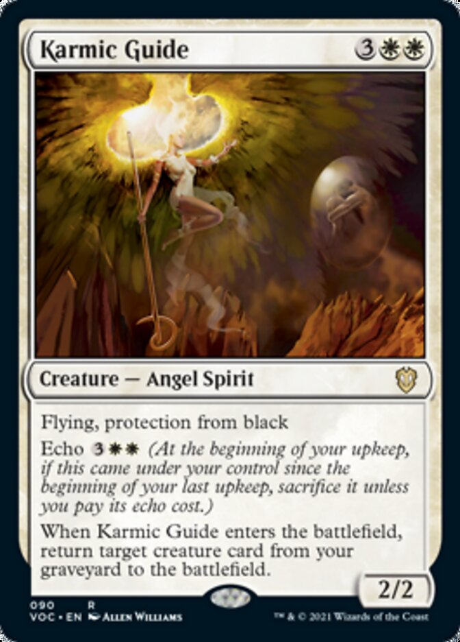 Karmic Guide [Innistrad: Crimson Vow Commander] | Shuffle n Cut Hobbies & Games