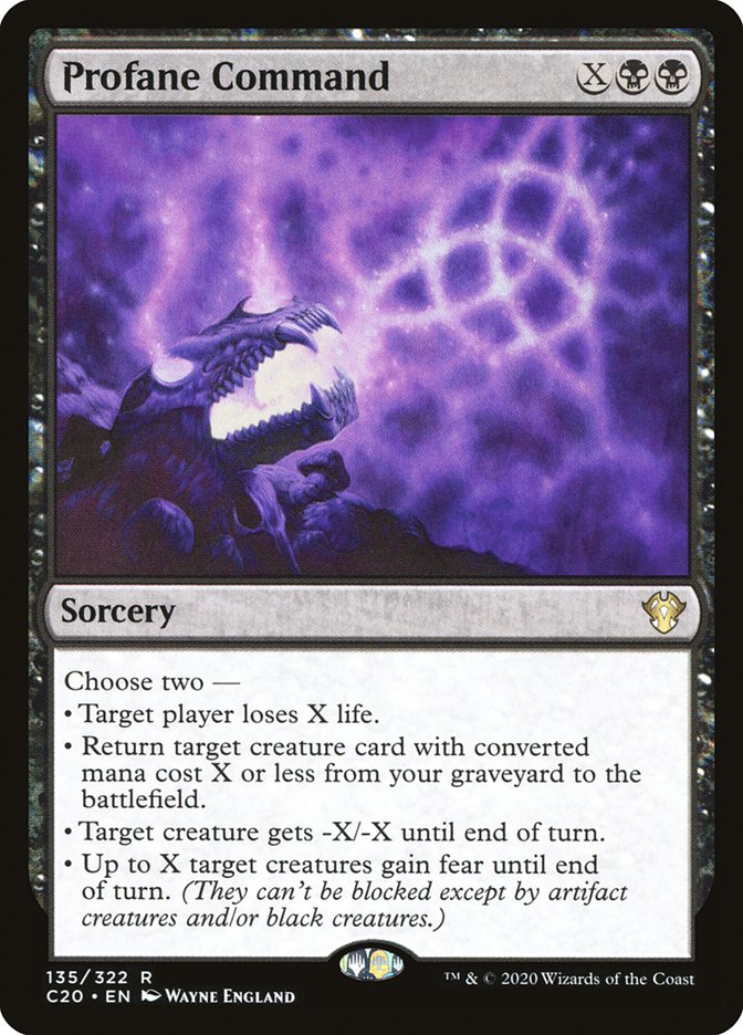 Profane Command [Commander 2020] | Shuffle n Cut Hobbies & Games