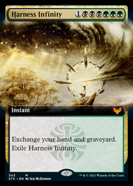 Harness Infinity (Extended Art) [Strixhaven: School of Mages] | Shuffle n Cut Hobbies & Games