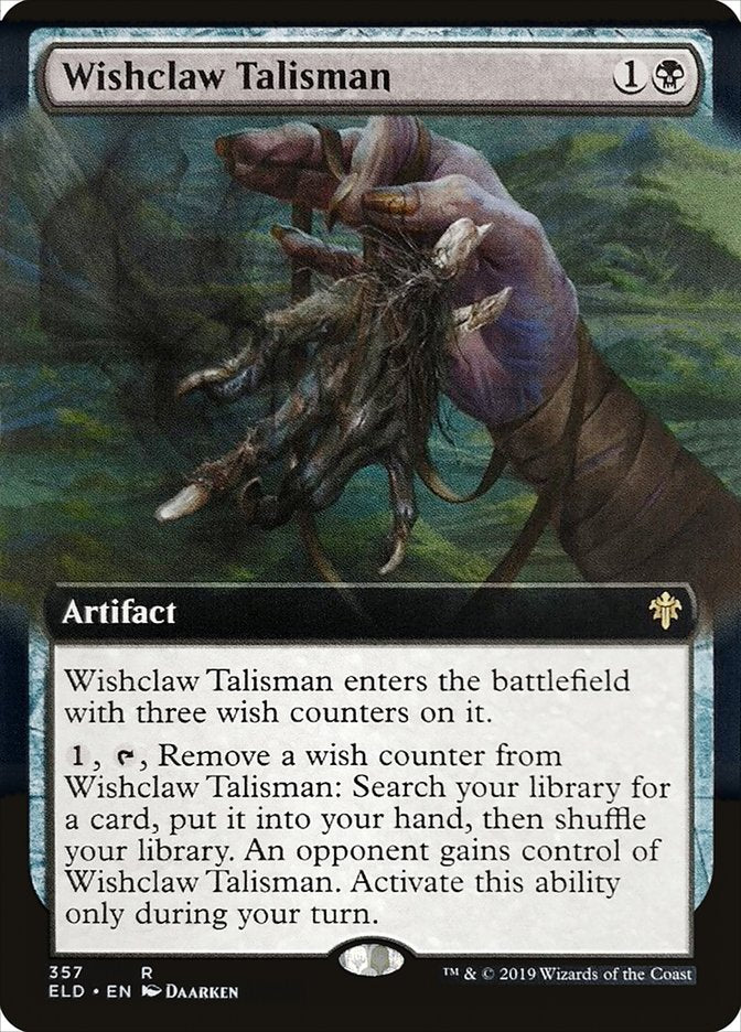 Wishclaw Talisman (Extended Art) [Throne of Eldraine] | Shuffle n Cut Hobbies & Games