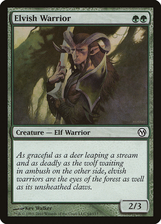 Elvish Warrior [Duels of the Planeswalkers] | Shuffle n Cut Hobbies & Games