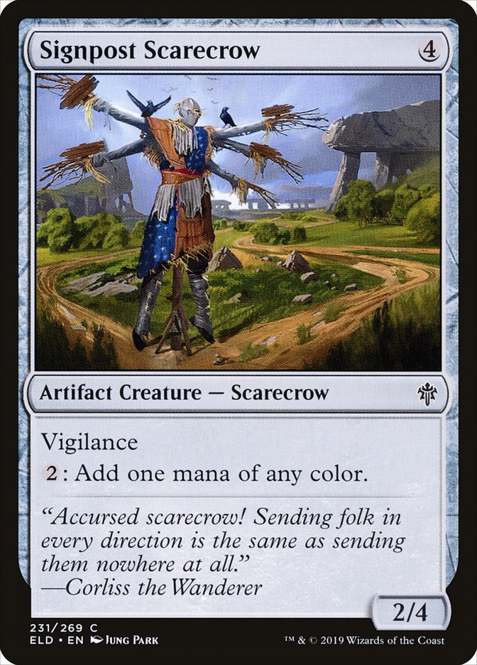 Signpost Scarecrow [Throne of Eldraine] | Shuffle n Cut Hobbies & Games