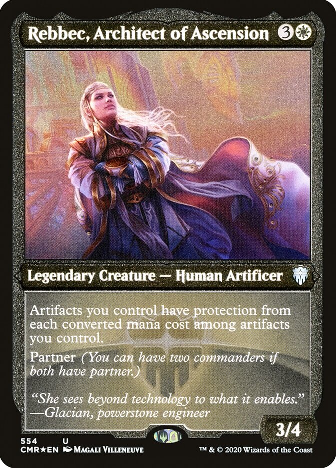 Rebbec, Architect of Ascension (Etched) [Commander Legends] | Shuffle n Cut Hobbies & Games