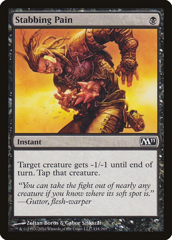 Stabbing Pain [Magic 2011] | Shuffle n Cut Hobbies & Games