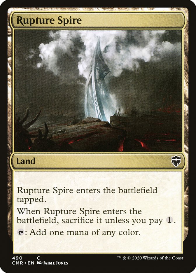 Rupture Spire (490) [Commander Legends] | Shuffle n Cut Hobbies & Games