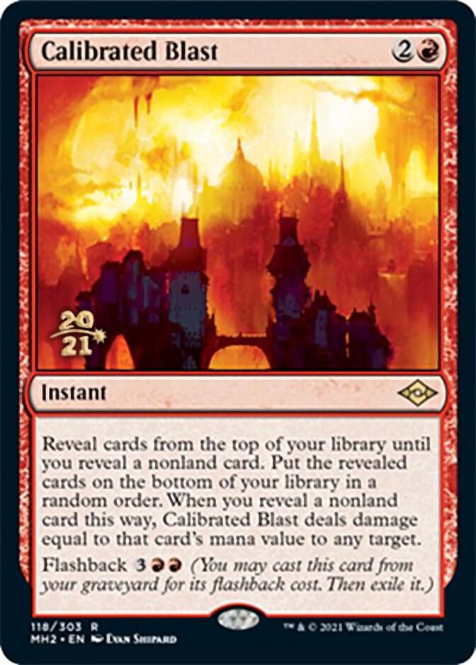 Calibrated Blast [Modern Horizons 2 Prerelease Promos] | Shuffle n Cut Hobbies & Games