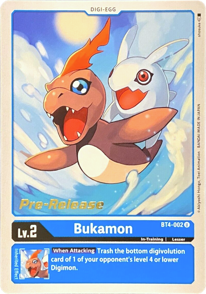 Bukamon [BT4-002] [Great Legend Pre-Release Promos] | Shuffle n Cut Hobbies & Games
