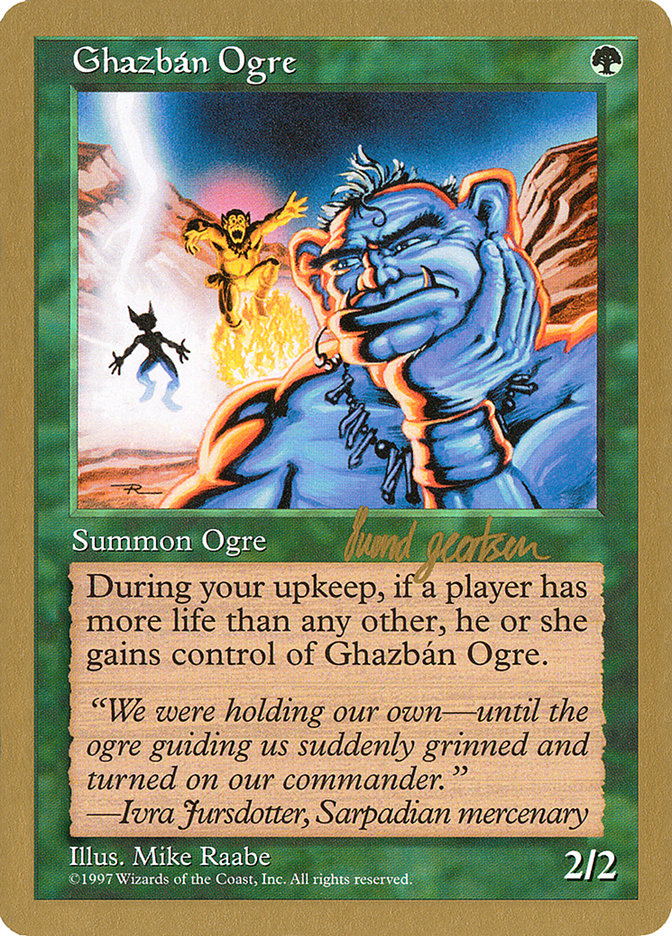 Ghazban Ogre (Svend Geertsen) [World Championship Decks 1997] | Shuffle n Cut Hobbies & Games