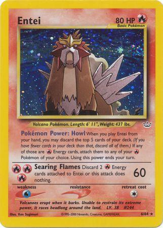 Entei (6/64) [Neo Revelation Unlimited] | Shuffle n Cut Hobbies & Games