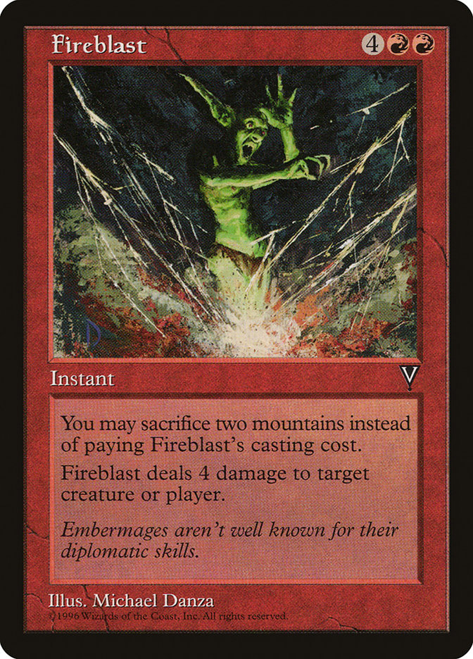 Fireblast [Visions] | Shuffle n Cut Hobbies & Games