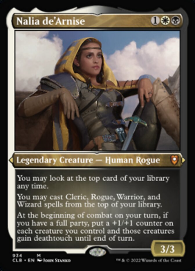 Nalia de'Arnise (Display Commander) (Foil Etched) [Commander Legends: Battle for Baldur's Gate] | Shuffle n Cut Hobbies & Games