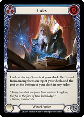 Index (Blue) [ARC137-C] 1st Edition Rainbow Foil | Shuffle n Cut Hobbies & Games
