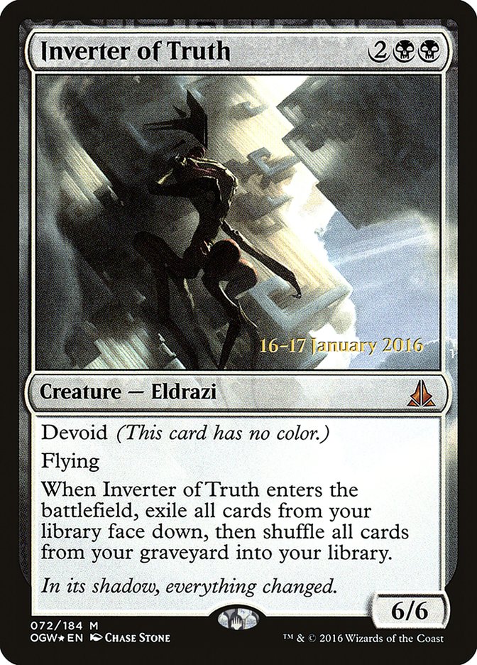 Inverter of Truth [Oath of the Gatewatch Prerelease Promos] | Shuffle n Cut Hobbies & Games